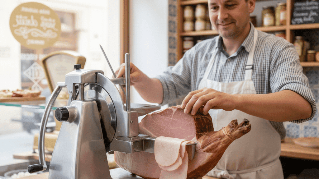 Bratři Stiborkovi v lahůdkářství